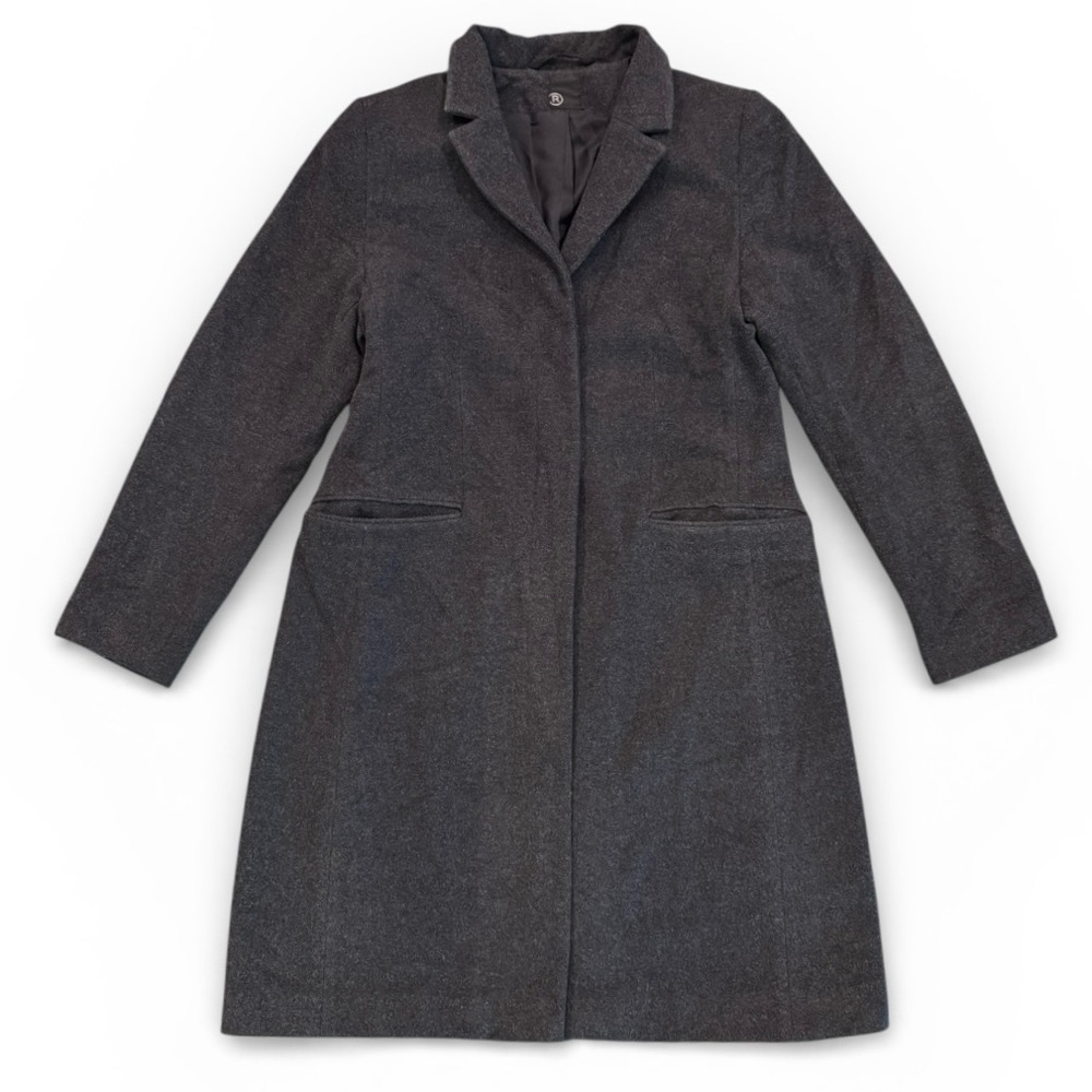 RUDSAK Women’s Charcoal Wool Blend Long Coat - Medium